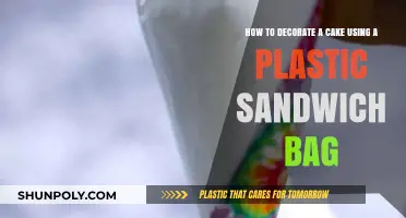 Creative Cake Decorating: Using a Plastic Sandwich Bag for Easy Designs