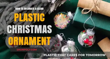 Creative Ways to Decorate Clear Plastic Christmas Ornaments for Festive Charm