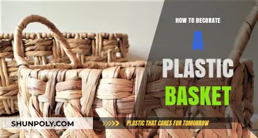 Creative Ways to Decorate a Plastic Basket