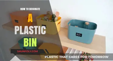 Creative Ways to Decorate a Plain Plastic Bin