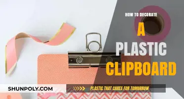 Creative Clipboard Crafting: Decorating Plastic Clipboards