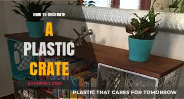 Creative Ways to Decorate and Transform a Plain Plastic Crate