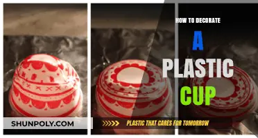 Crafting Creative Cups: Decorating Plastic Cups with a Twist