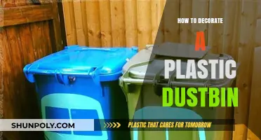 Creative Ways to Decorate Your Plastic Dustbin