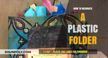 Creative Ways to Decorate Your Plastic Folder