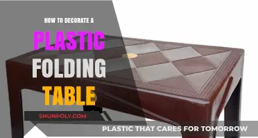 Creative Ways to Decorate Plastic Folding Tables