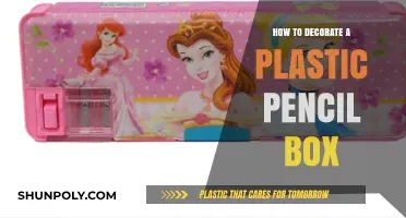 Creative Ways to Decorate Your Plastic Pencil Box