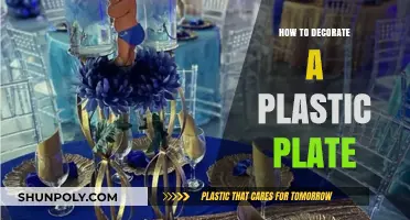 Creative Ways to Decorate a Plastic Plate