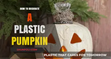 Creative Ways to Decorate a Plastic Pumpkin
