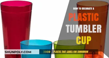 Customizing Plastic Tumbler Cups: Creative DIY Ideas