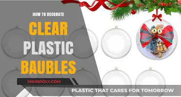 Creative Ways to Decorate Clear Plastic Baubles for Festive Charm