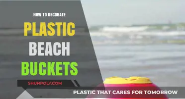 Creative Ways to Decorate Your Plain Beach Buckets