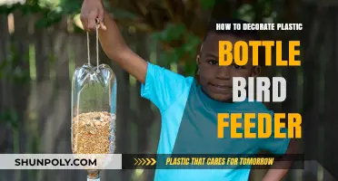 Creative DIY: Decorating Plastic Bottle Bird Feeders for Your Garden