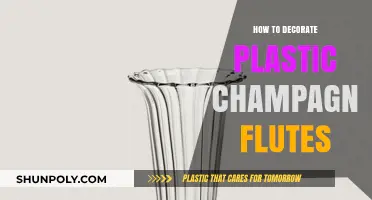 Creative Ways to Decorate Plastic Champagne Flutes