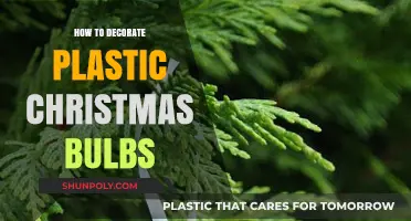Creative Ways to Decorate Plastic Christmas Bulbs
