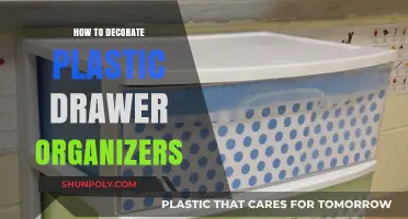 Creative Ways to Decorate Plastic Drawer Organizers