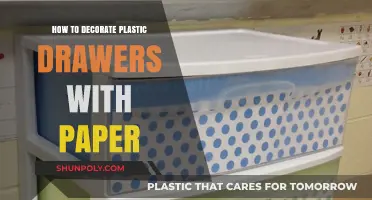 Transforming Plastic Drawers: Paper Magic