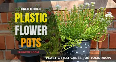 Creative Ways to Decorate Plastic Flower Pots