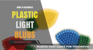 Creative Ways to Decorate Plastic Light Bulbs