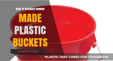 Creative Ways to Decorate Rubbermaid Plastic Buckets for Home and Garden