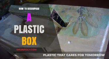 Transforming Plastic Boxes with Decoupage: A Creative Guide