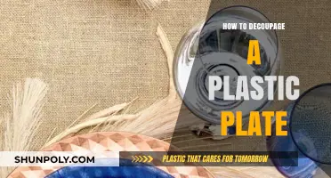Transforming Plastic Plates with Decoupage: A Creative Guide