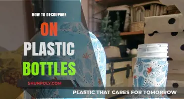 Creative Decoupage: Transforming Plastic Bottles into Stunning DIY Crafts
