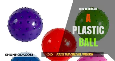 Deflating a Plastic Ball: Quick and Easy Steps