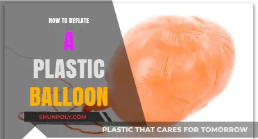 Deflating a Plastic Balloon: Quick and Easy Steps