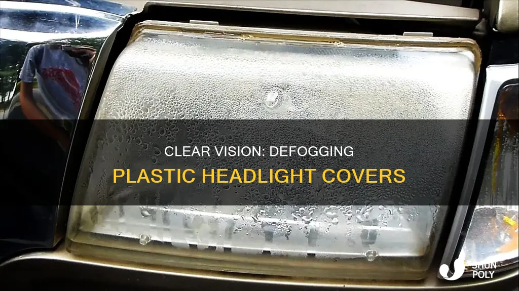 how to defog plastic headlight covers
