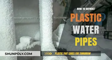 Quickly Defrost Plastic Water Pipes: A Step-by-Step Guide