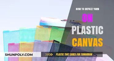 Defuzzing Yarn on Plastic Canvas: Easy Tricks for Beginners