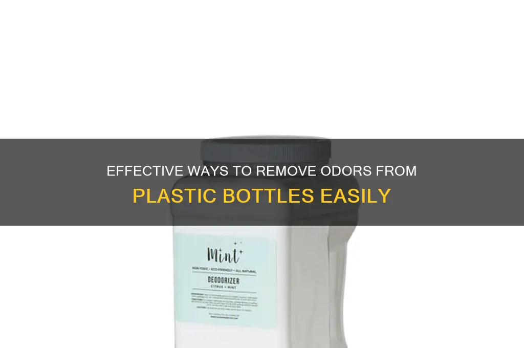 how to deodorize a plastic bottle