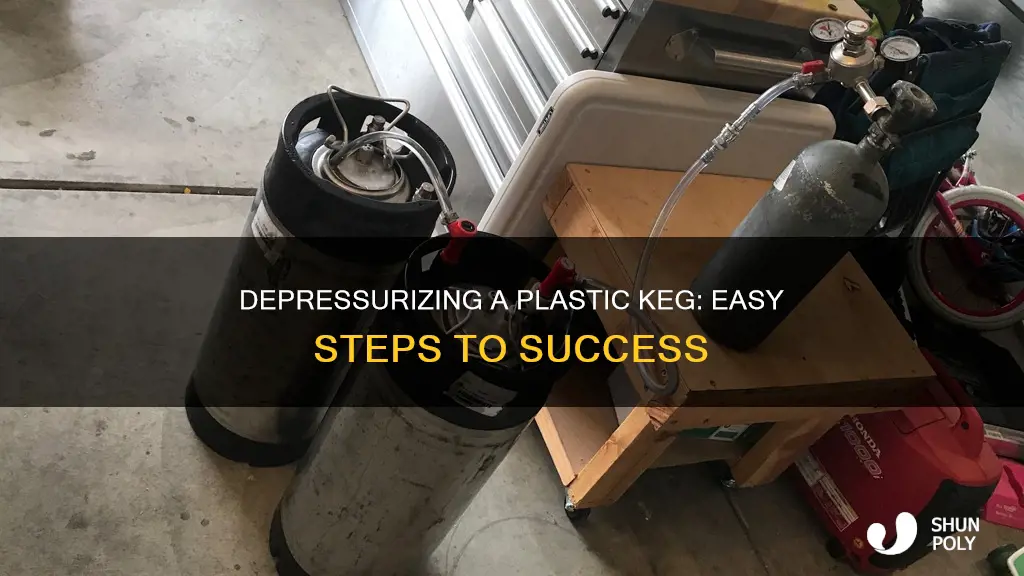 how to depressurize a plastic keg
