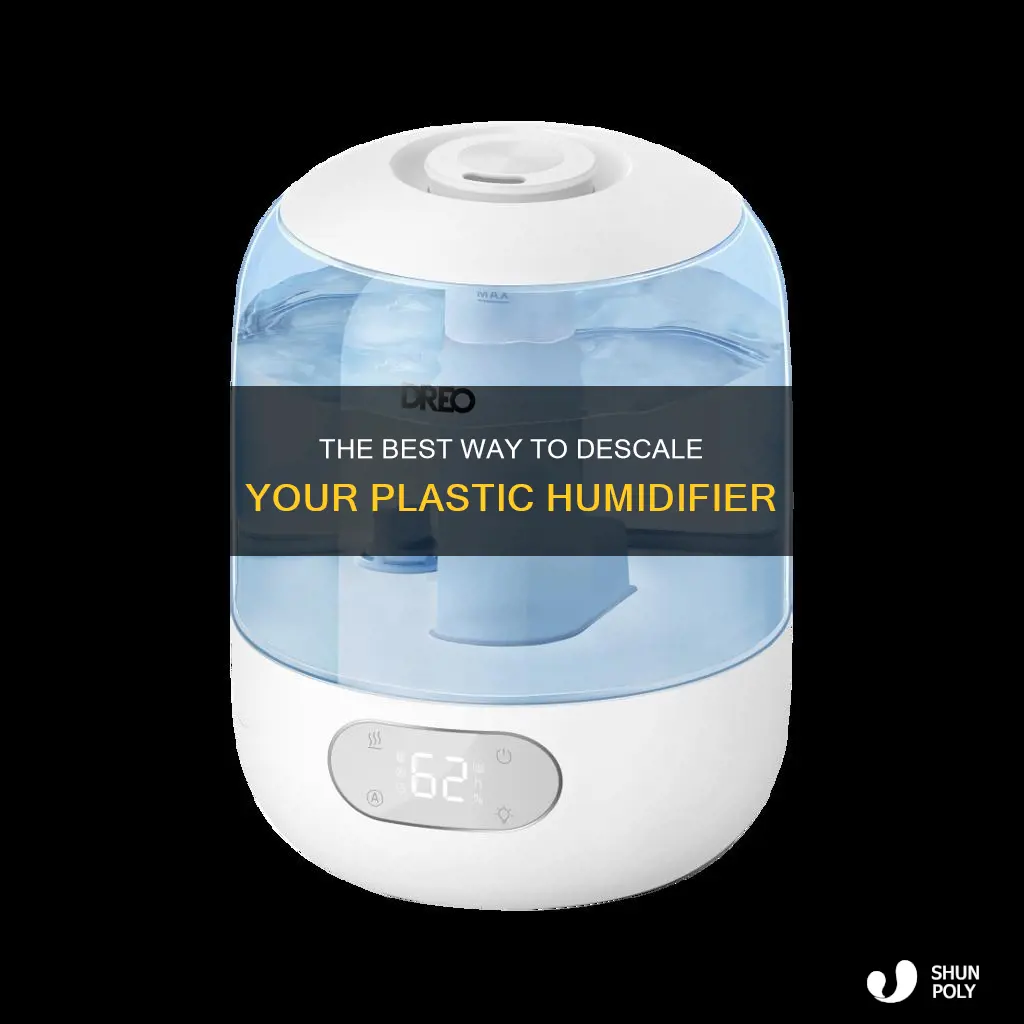how to descale a plastic house humidifier