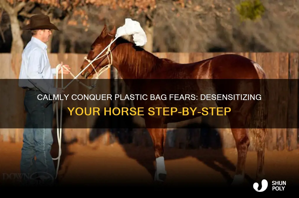 how to desensitize a horse to plastic bags
