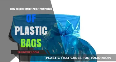 Calculating the Cost: Determining Price per Pound of Plastic Bags