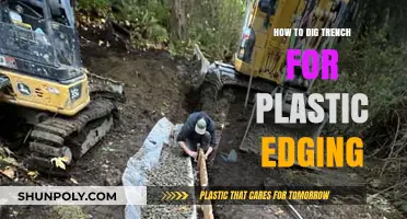 Digging Trench for Plastic Edging: A Step-by-Step Guide