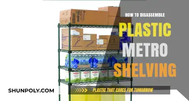 Disassembling Plastic Metro Shelving: A Step-by-Step Guide
