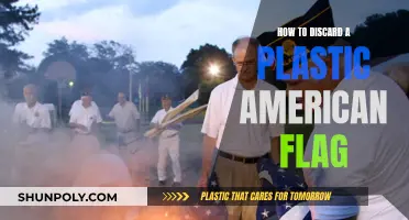 Respectfully Retiring a Plastic American Flag