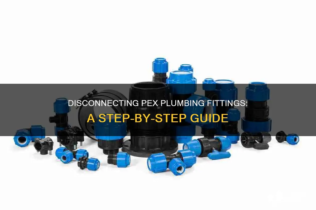 how to disconnect pecs plastic plumbing fittings
