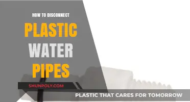 Disconnecting Plastic Water Pipes: A Step-by-Step Guide