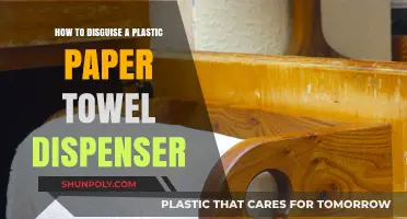Creative Concealment: Disguising Your Plastic Paper Towel Dispenser