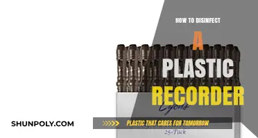 Sanitizing Your Plastic Recorder: A Step-by-Step Guide
