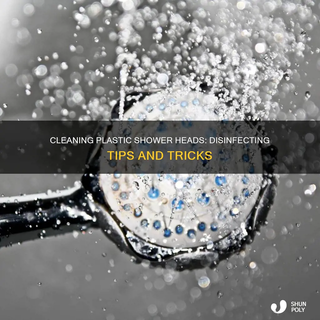 how to disinfect a plastic shower head