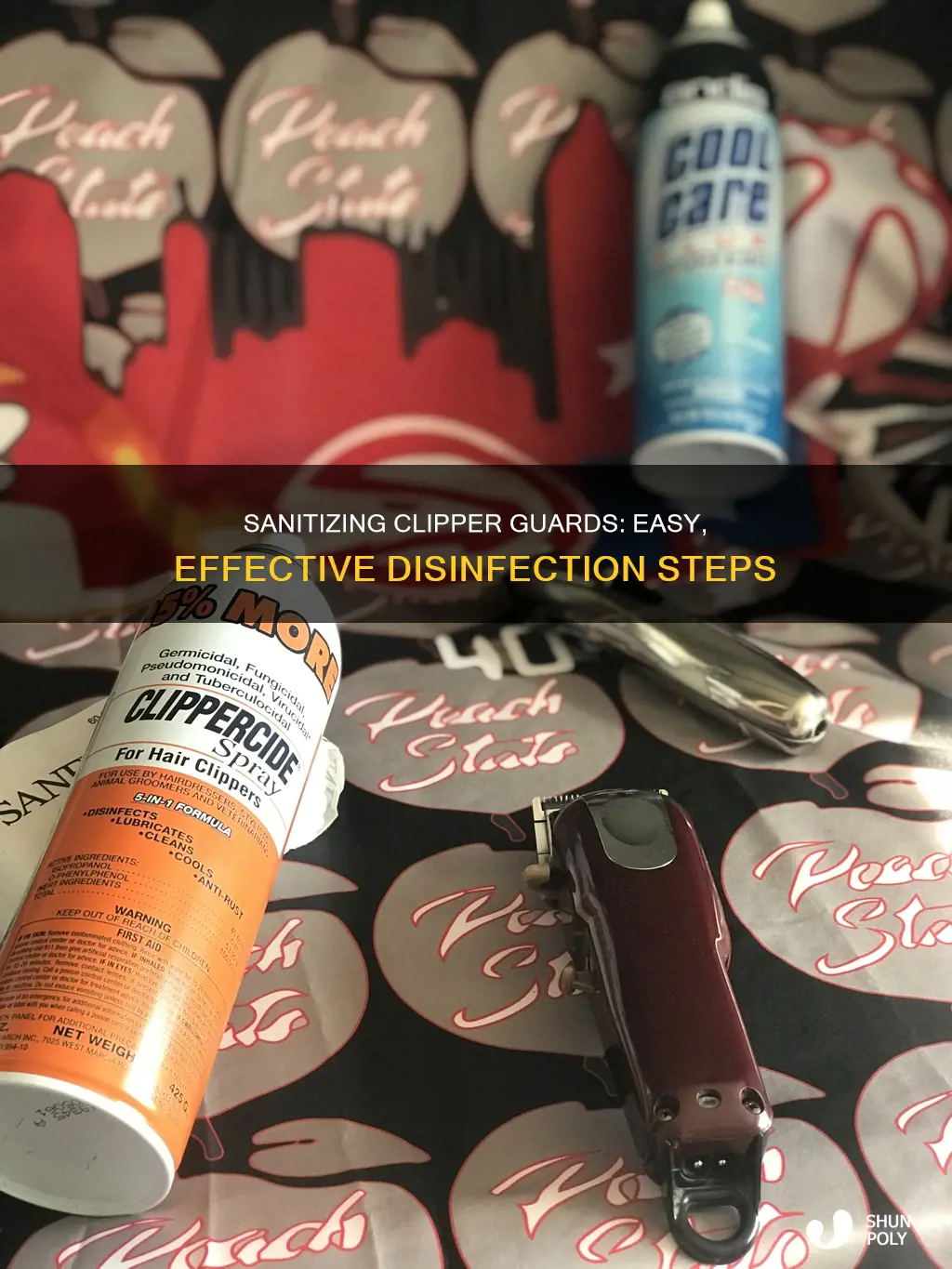how to disinfect plastic clipper guards