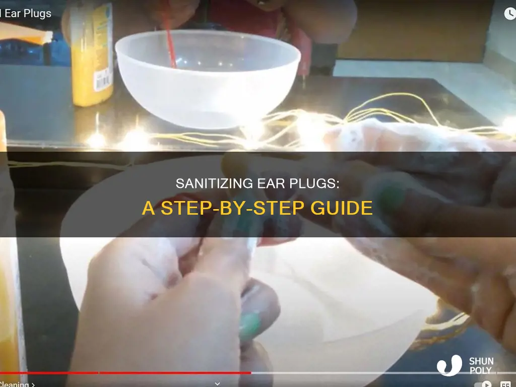 how to disinfect plastic ear plugs