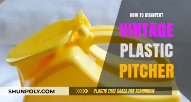 Sanitizing Vintage Plastic Pitchers: A Step-by-Step Guide
