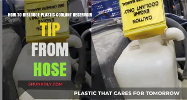 Efficiently Dislodging Plastic Coolant Reservoir Tip from Hose: A Guide