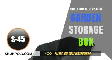 Disassembling Your Plastic Garden Storage Box: A Step-by-Step Guide